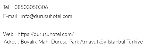 stanbul Airport Durusu Club Hotel telefon numaralar, faks, e-mail, posta adresi ve iletiim bilgileri